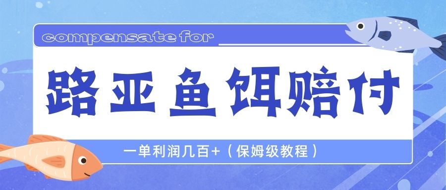 最新路亚鱼饵打假赔付玩法，一单利润几百+（保姆级教程）-启航资源站