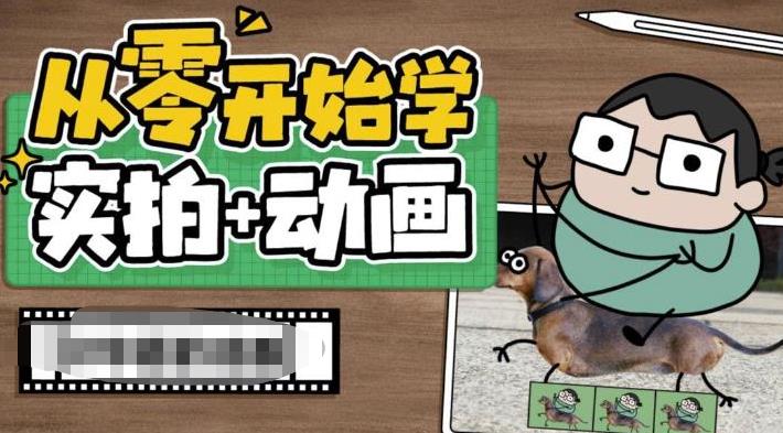 从零开始学实拍加动画，实拍加动画创意教程（49节视频课）-启航资源站