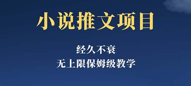 经久不衰的小说推文项目，单号月5-8k，保姆级教程，纯小白都能操作-启航资源站