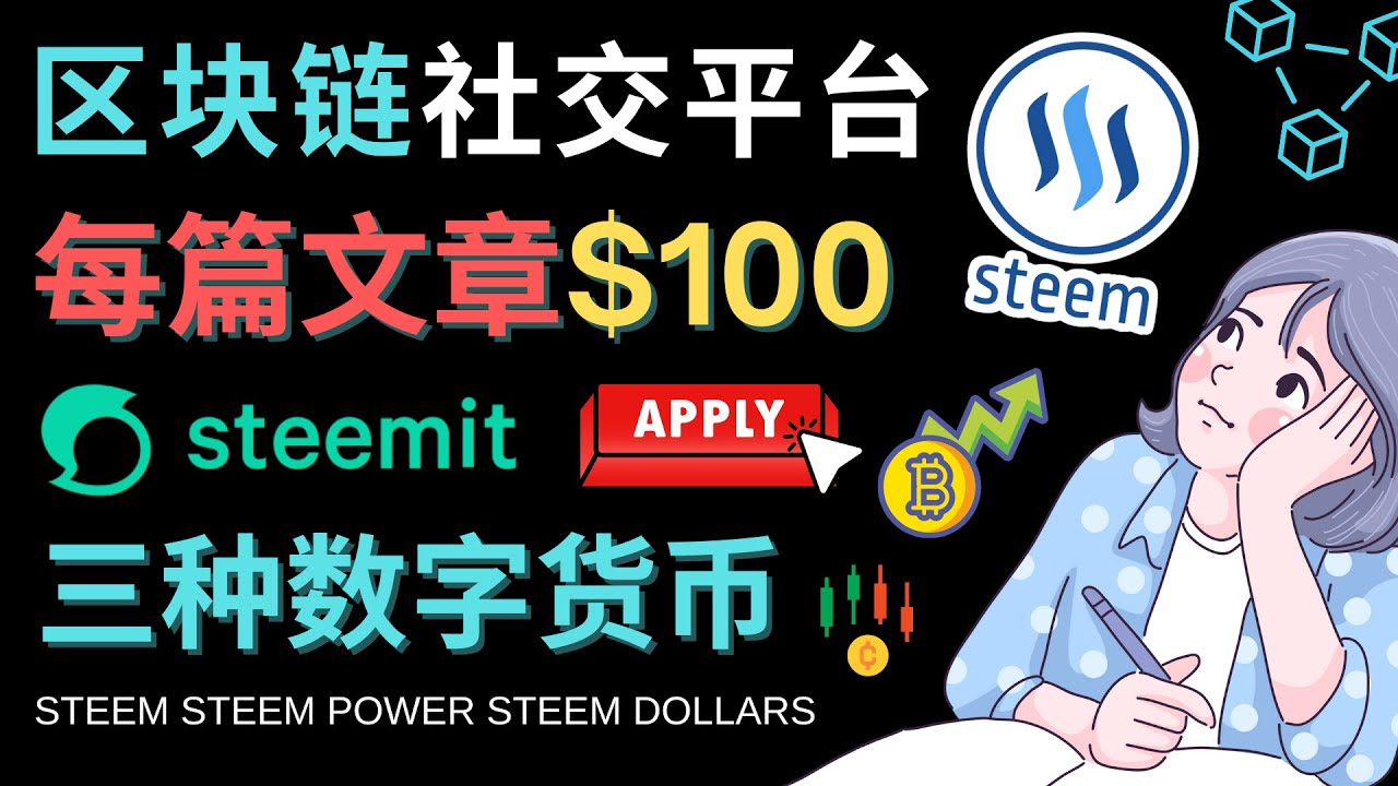 （4603期）区块链的社交媒体平台Steemit，每篇文章赚100美元 – 注册流程和盈利模式-启航资源站