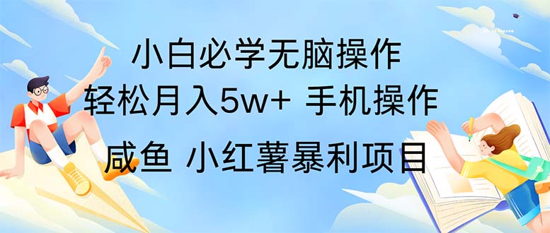 （11953期）2024热门暴利手机操作项目，简单无脑操作，每单利润最少500-启航资源站