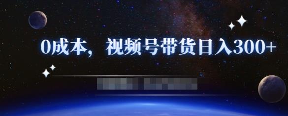 零基础视频号带货赚钱项目，0成本0门槛轻松日入300+【视频教程】￼-启航资源站