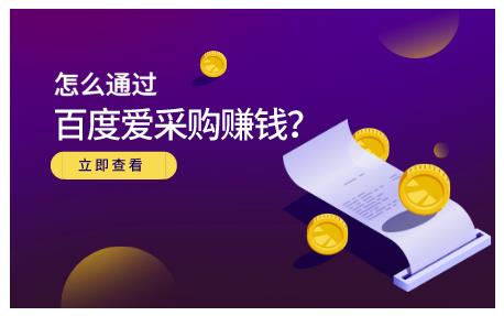 大王·怎么通过百度爱采购赚钱，已经通过百度爱采购完成200多万的销量￼-启航资源站