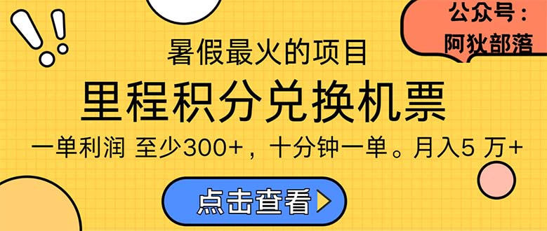 （11267期）暑假最暴利的项目，利润飙升，正是项目利润爆发时期。市场很大，一单利…-启航资源站