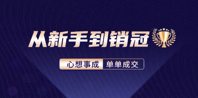 （12383期）从新手到销冠：精通客户心理学，揭秘销冠背后的成交秘籍-启航资源站