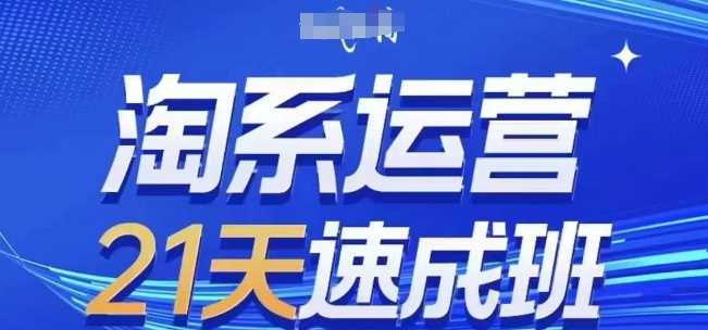 淘系运营21天速成班(更新24年10月)，0基础轻松搞定淘系运营，不做假把式-启航资源站