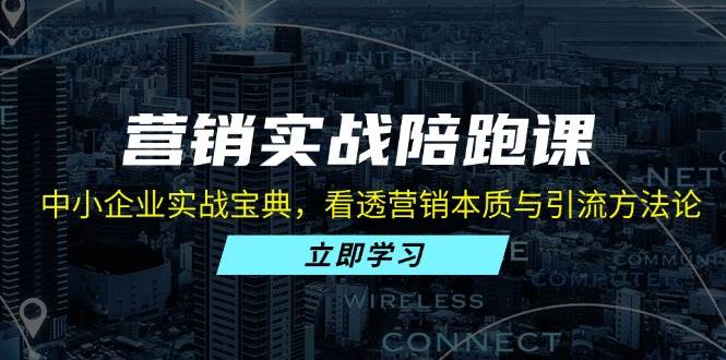 （13146期）营销实战陪跑课：中小企业实战宝典，看透营销本质与引流方法论-启航资源站