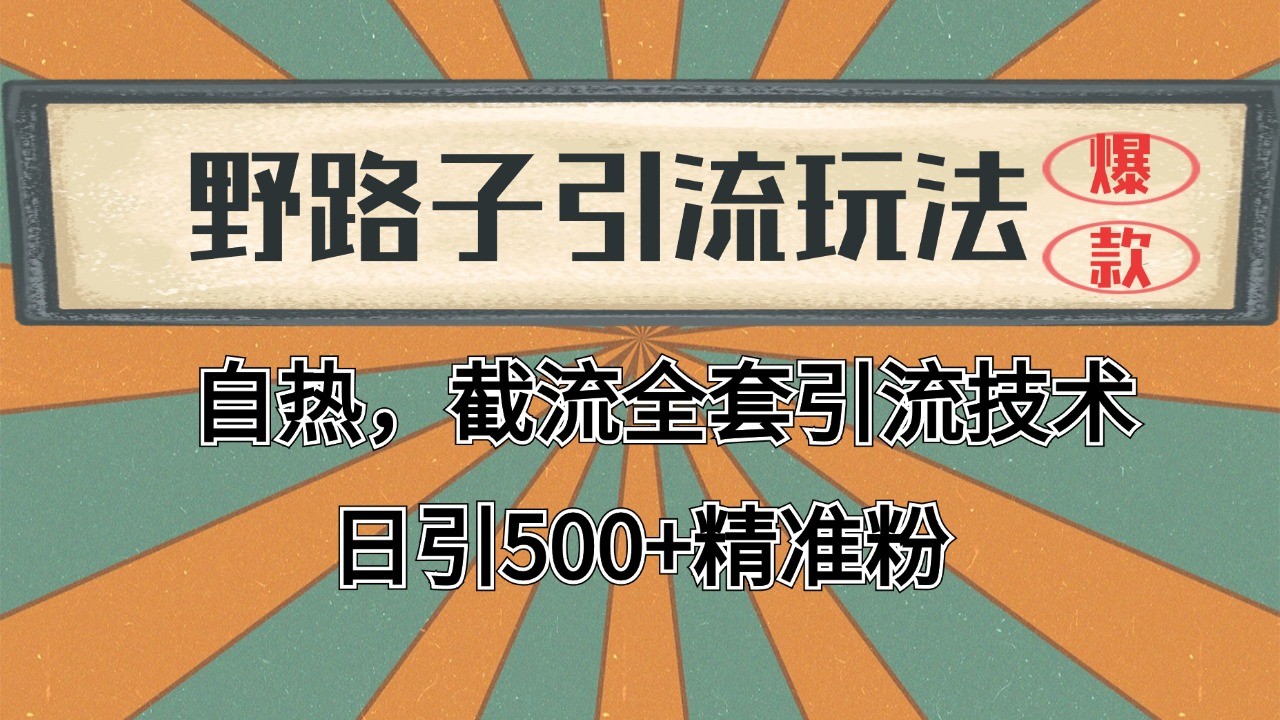 抖音小红书视频号全平台引流打法，全自动引流日引2000+精准客户-启航资源站