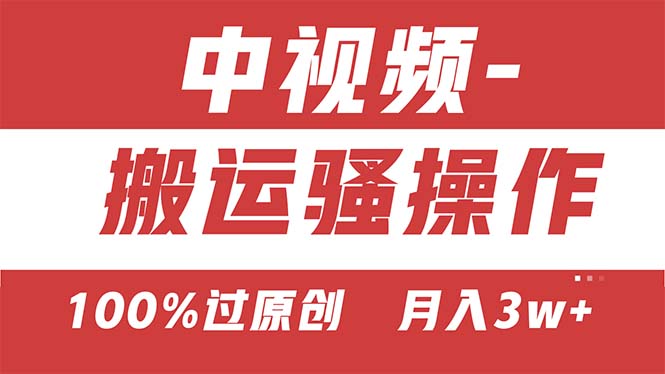 【中视频新思路】双重去重100%过原创，无脑搬运一键多渠道发布，一人可操作-启航资源站